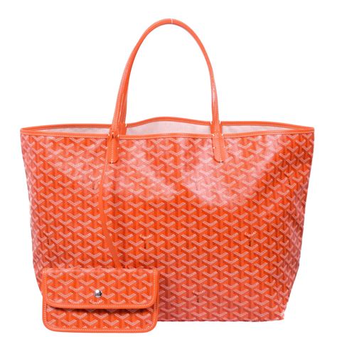 goyard canvas tote.